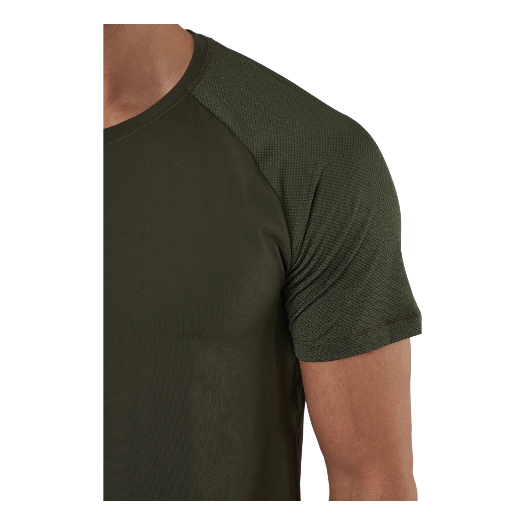 Casall M Structured Tee Forest Green
