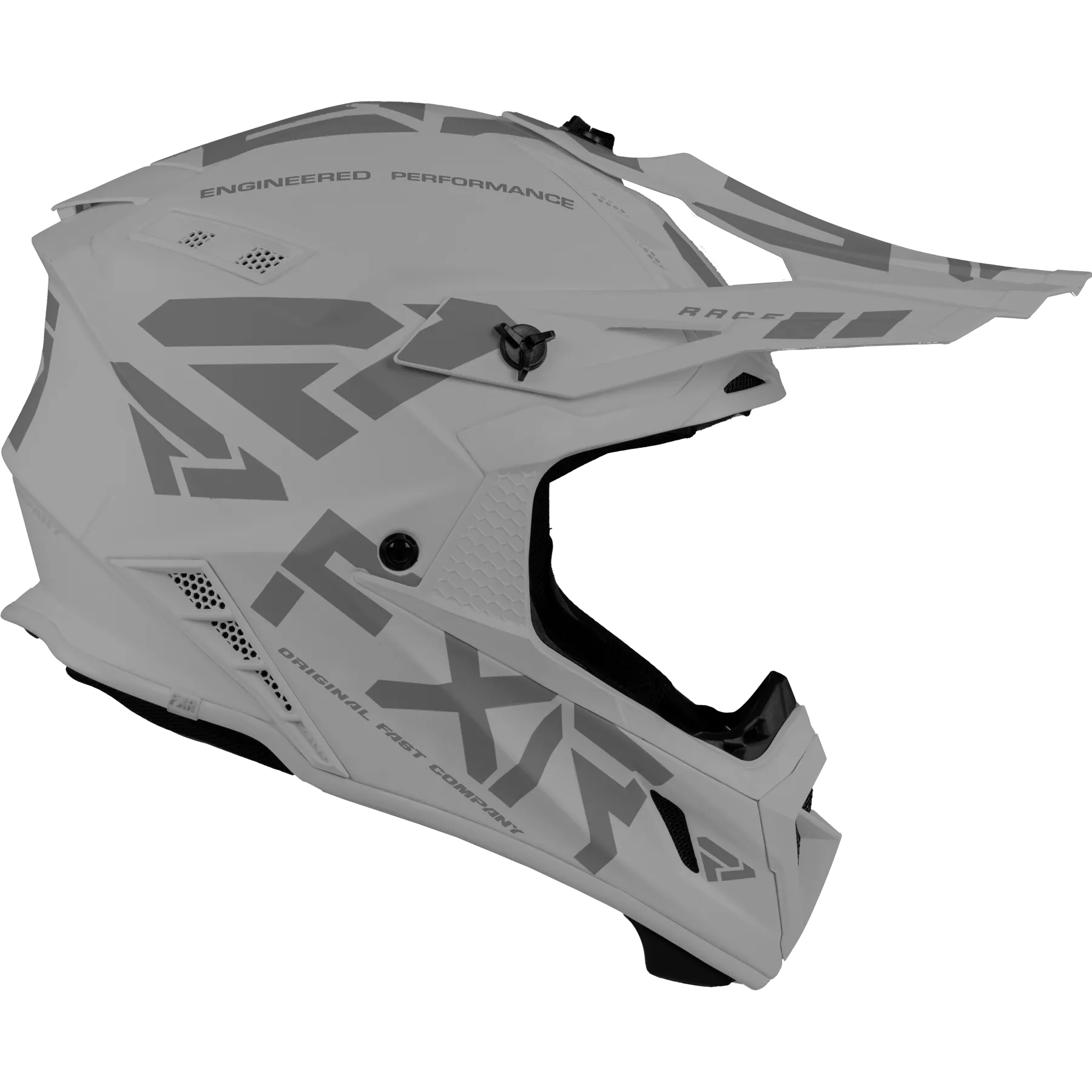 Casco de Cross FXR Helium Prime Acero