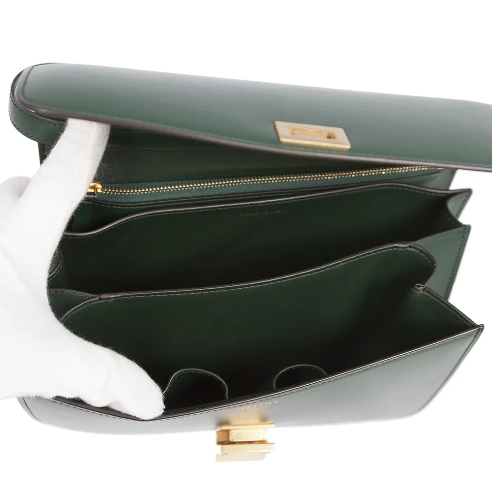 Celine Bolso Classic Box Verde