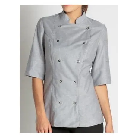 Chaqueta gris manga 3/4