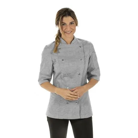 Chaqueta gris manga 3/4