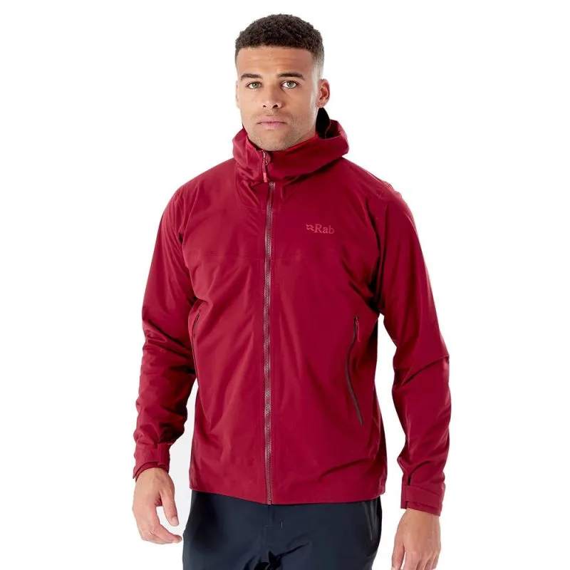Chaqueta Rab Kinetic 2.0 (Oxblood Red) hombre
