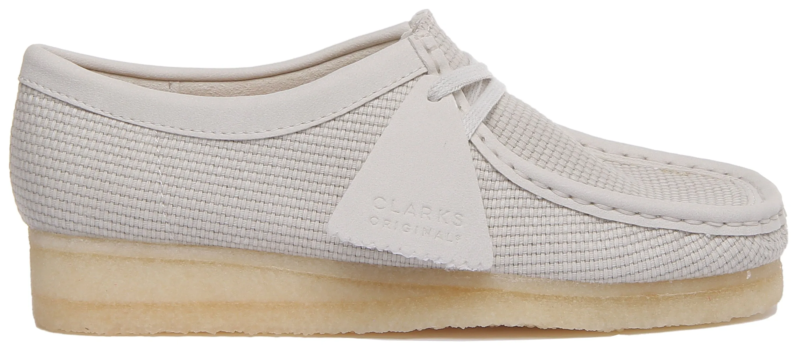 Clarks Originals Wallabee Zapatos con cordones de nobuk para mujer en gris