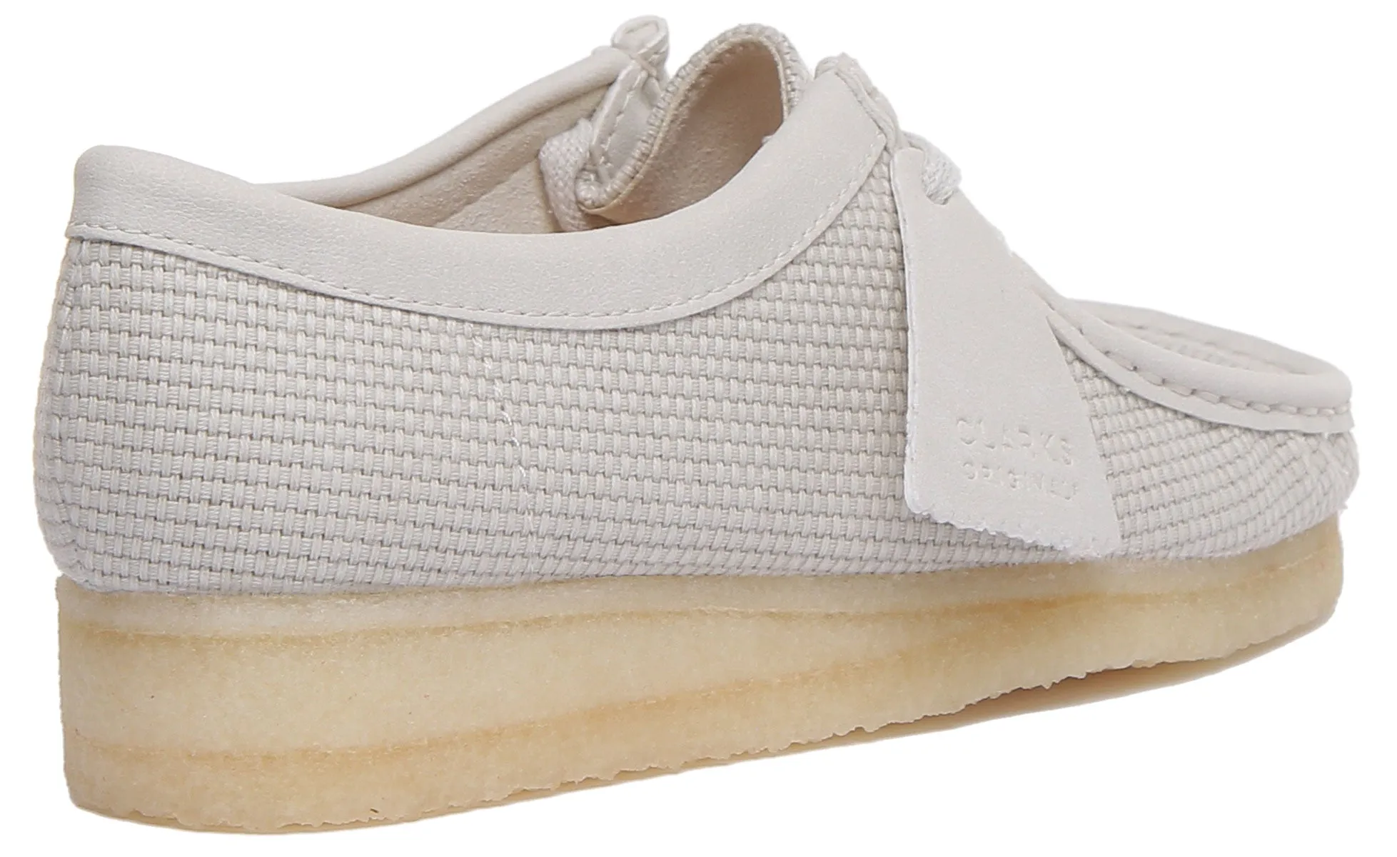 Clarks Originals Wallabee Zapatos con cordones de nobuk para mujer en gris