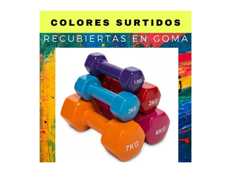 COMBO!! 2 Mancuernas 2 Kg + Tobillera DRB 1Kg