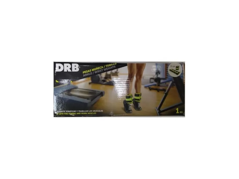 COMBO!! 2 Mancuernas 2 Kg + Tobillera DRB 1Kg