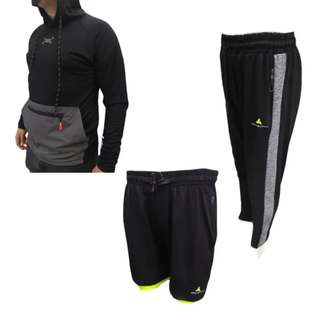 COMBO BUZO+PANTALON CHUPIN COLOR+SHORT CON CALZA