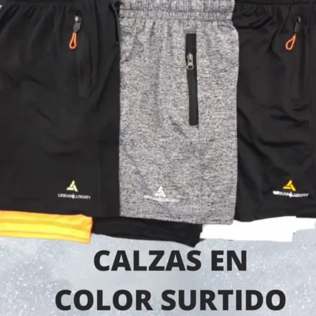 COMBO BUZO+PANTALON CHUPIN COLOR+SHORT CON CALZA