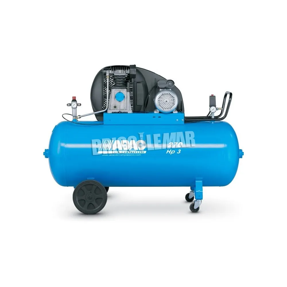 COMPRESOR DE PISTóN CORREA ABAC PRO A39B270 CM3 DE 3HP 270 LITROS