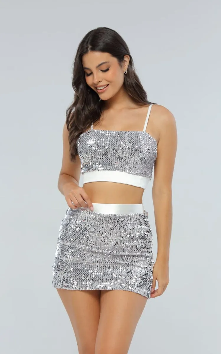 Crop Top Lentejuelas