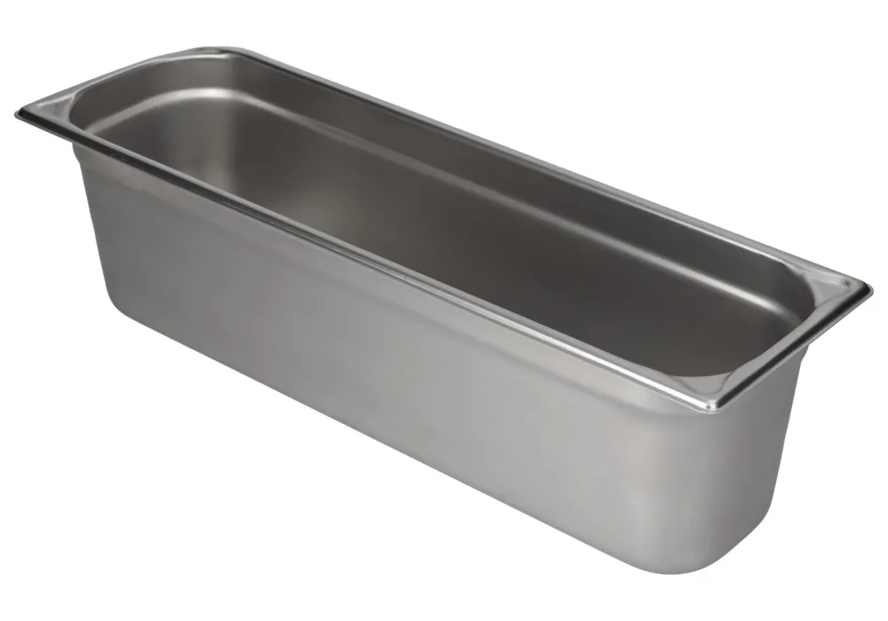 CUBETO / BANDEJA GN 2/4150 EN ACERO INOXIDABLE, VOLUMEN DE RETENCIóN 9 LITROS