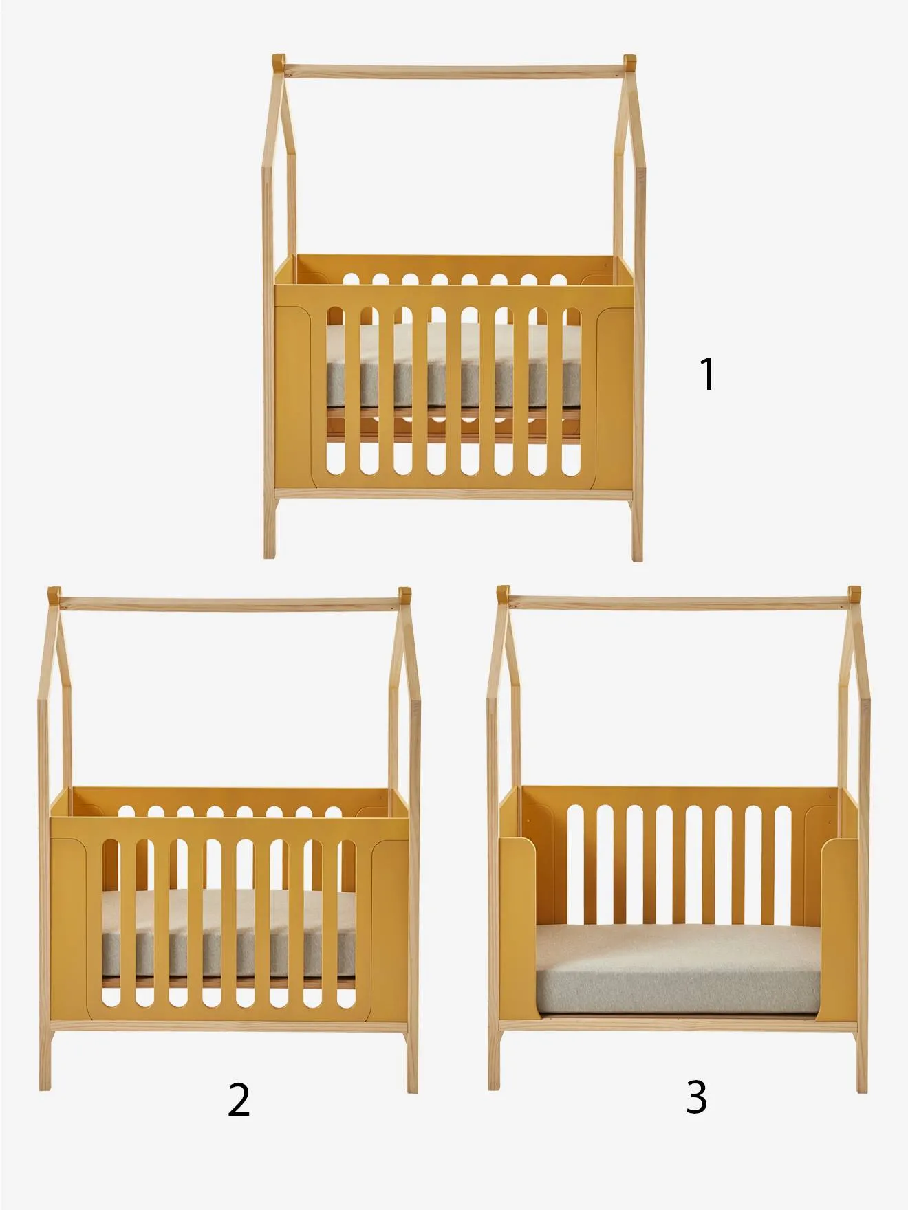 Cuna bebé COCONUT transformable en sofá cama