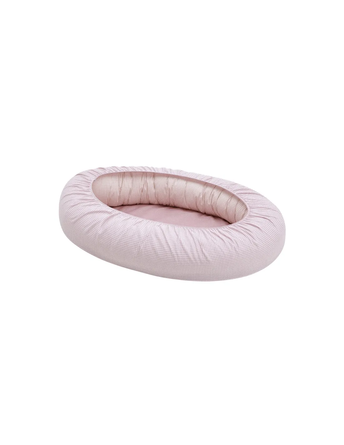 Cuna Nido bebe Vichy Rosa de Cambrass