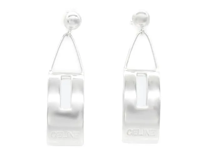 Céline Pendientes de platino Celine 