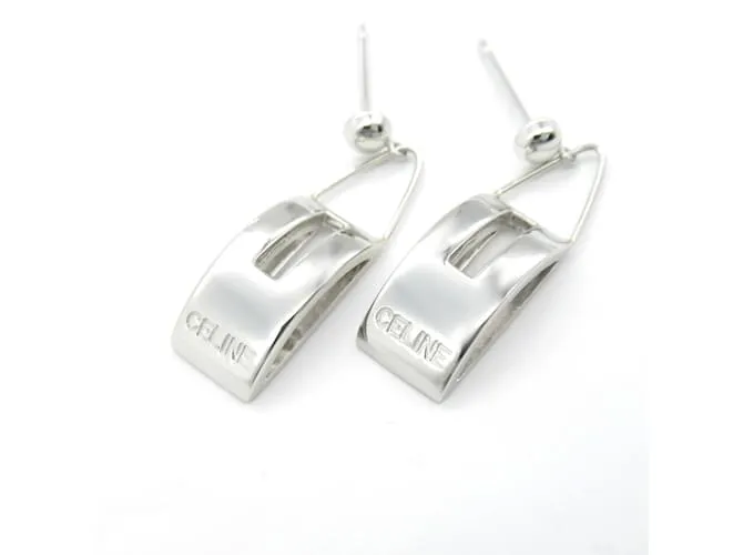 Céline Pendientes de platino Celine 