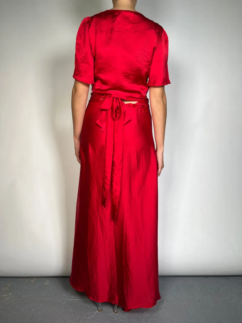 DEMARIAS Set Wrap Rojo