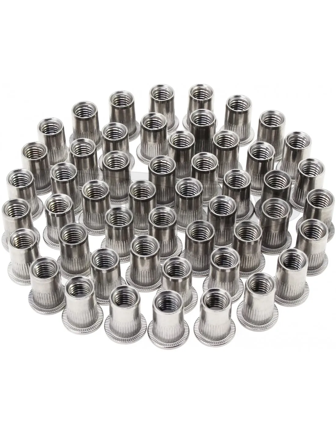 Estuche de remaches de tuerca de aluminio, 150 piezas M3 M4 M5 M6 M8 M10