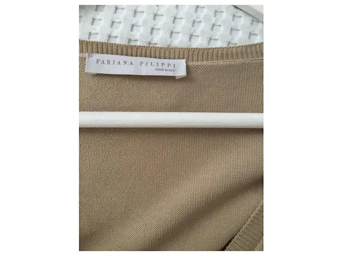 Fabiana Filippi Prendas de punto Beige 