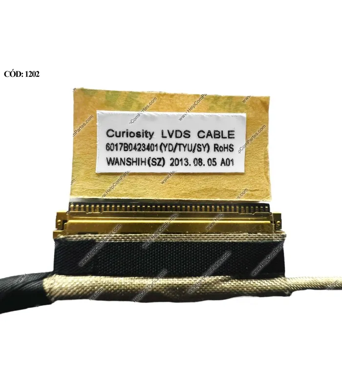 FLEX LCD TOSHIBA SATELLITE L55 L55A L55T L55TA L50T L50 L50D L55DT L55D  SERIES 40PIN V000310850 ORIG.
