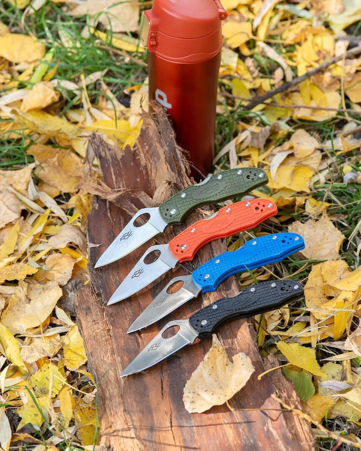 GANZO FIREBIRD F759MGR CUCHILLO PLEGABLE DE BOLSILLO HOJA DE ACERO 440C 75 MM MANGO ANTIDESLIZANTE CON CLIP CAMPING CAZA PESCA 