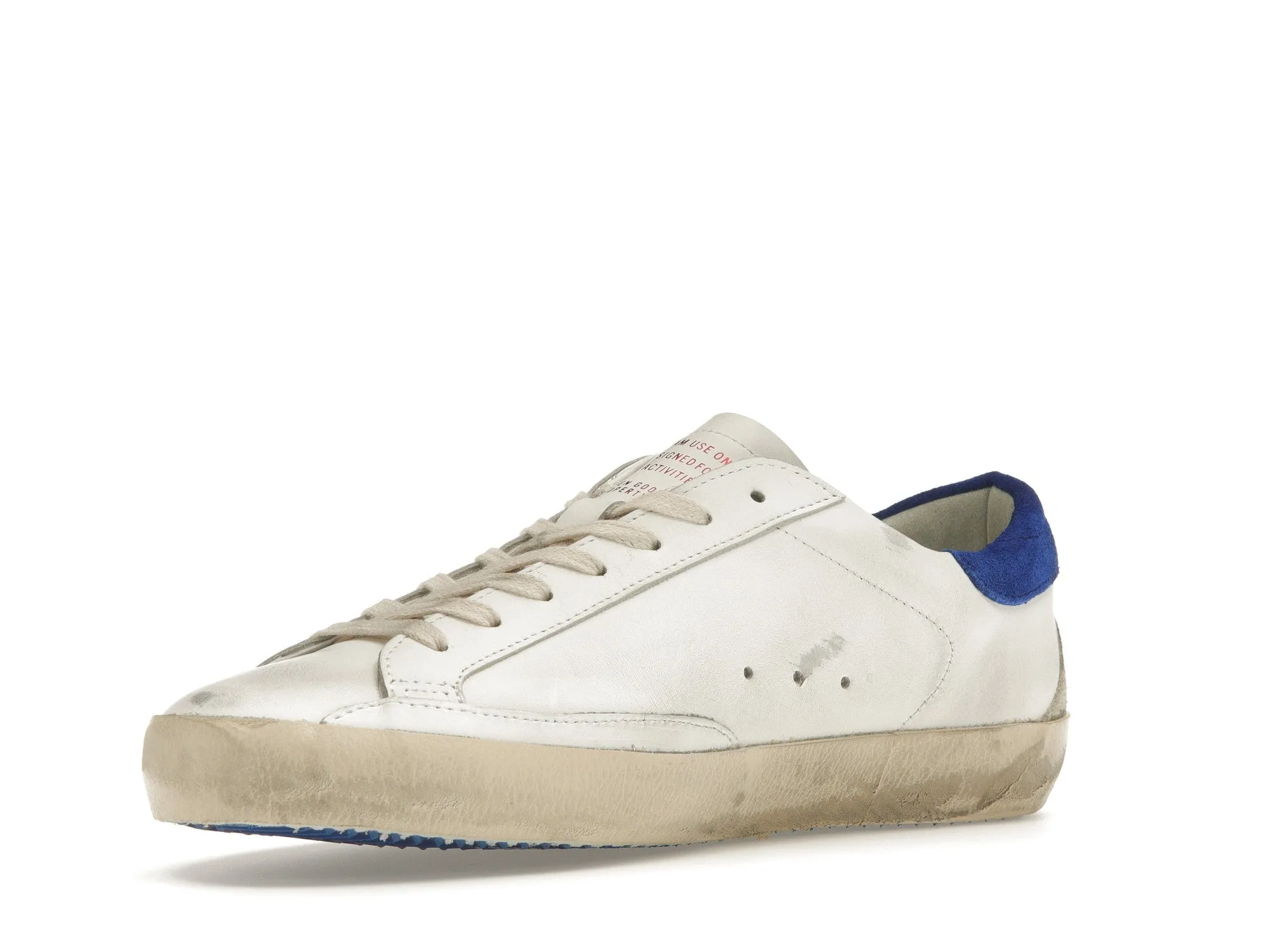 GOLDEN GOOSE SUPERSTAR WHITE SNAKE BLUE