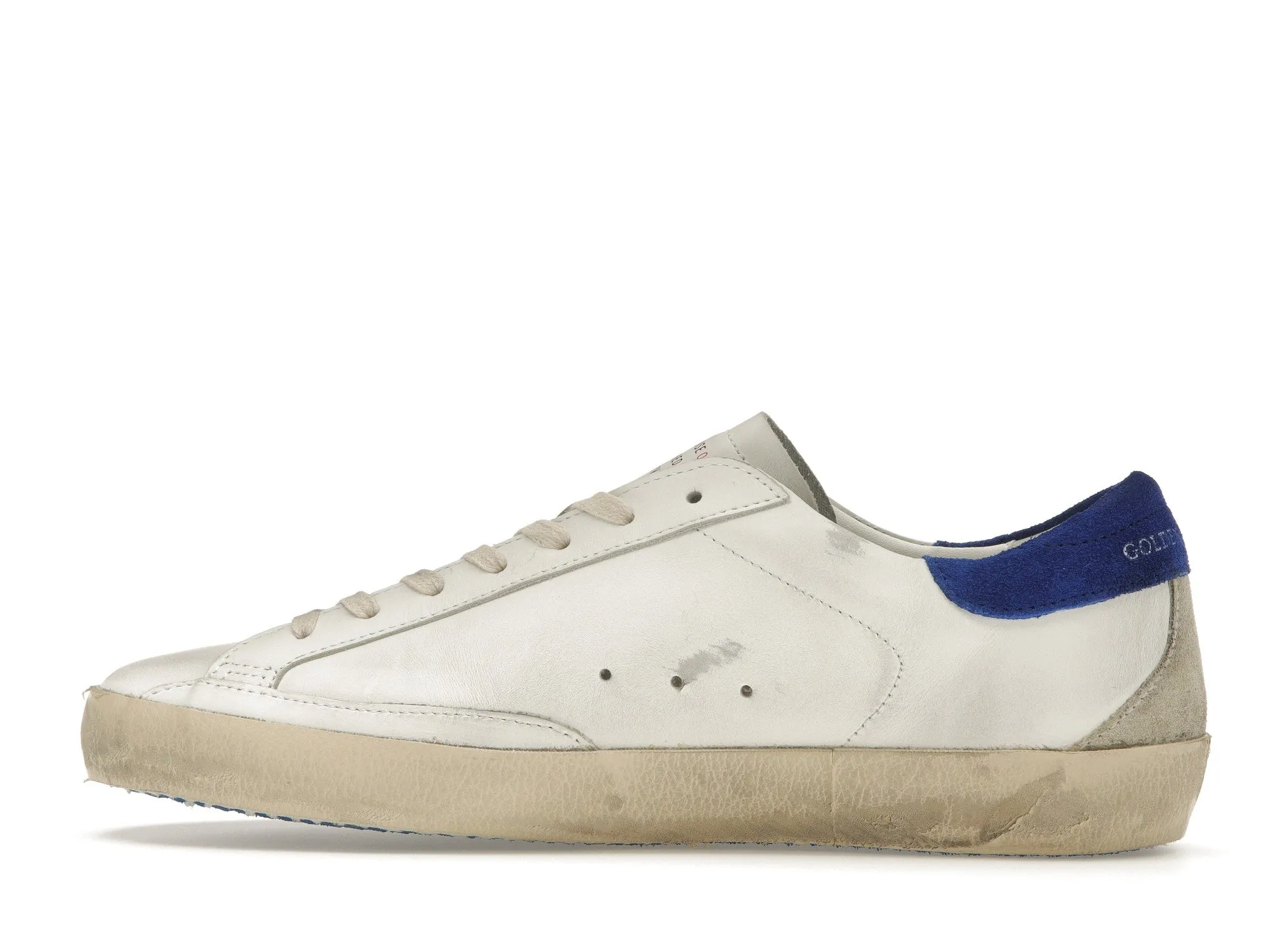 GOLDEN GOOSE SUPERSTAR WHITE SNAKE BLUE