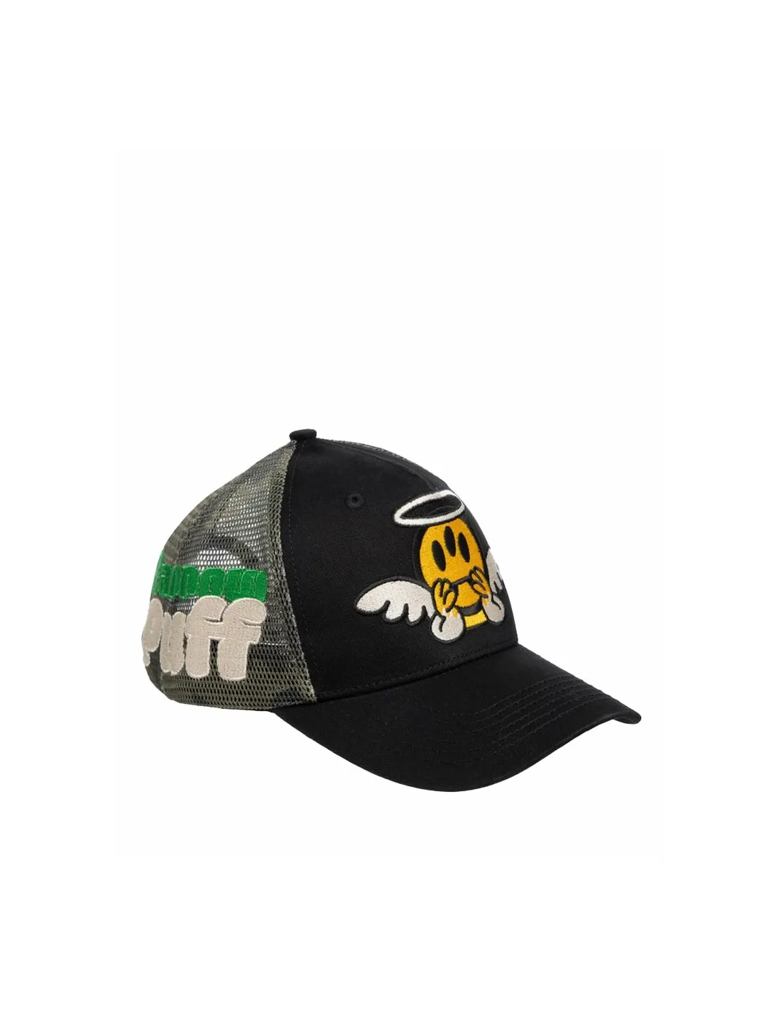 Gorra negra con logo bordado