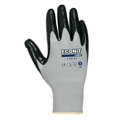 GUANTE MECANICO L09 NEGRO ECONIT NYL GR JUBA B115151/9
