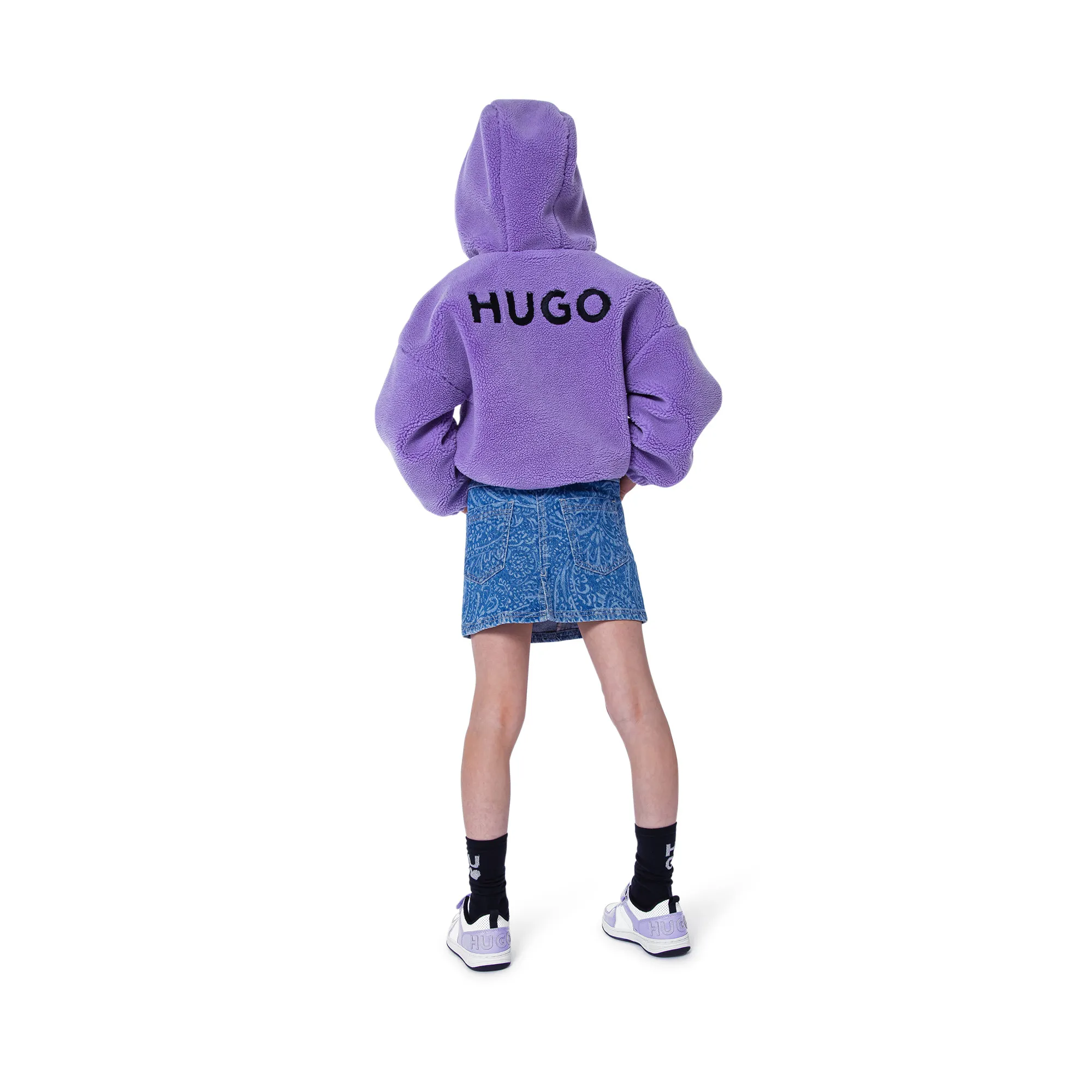 HUGO Falta vaquera corta