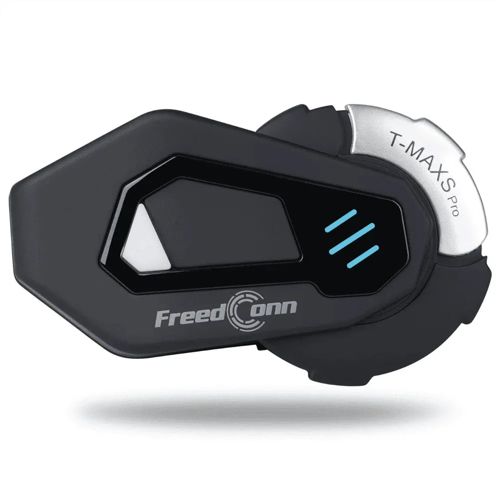 INTERCOMUNICADOR FREEDCONN TMAX PRO COMPARTE MUSICA  CON TODOS LOS ACCESORIOS