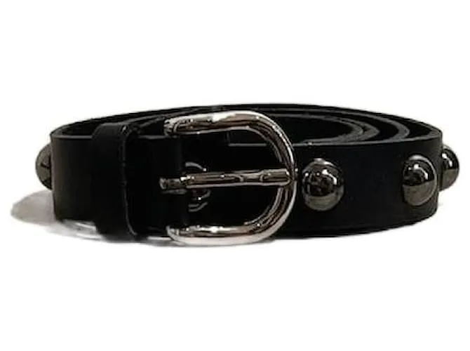 ISABEL MARANT Cinturones T.cm 95 Cuero Negro 