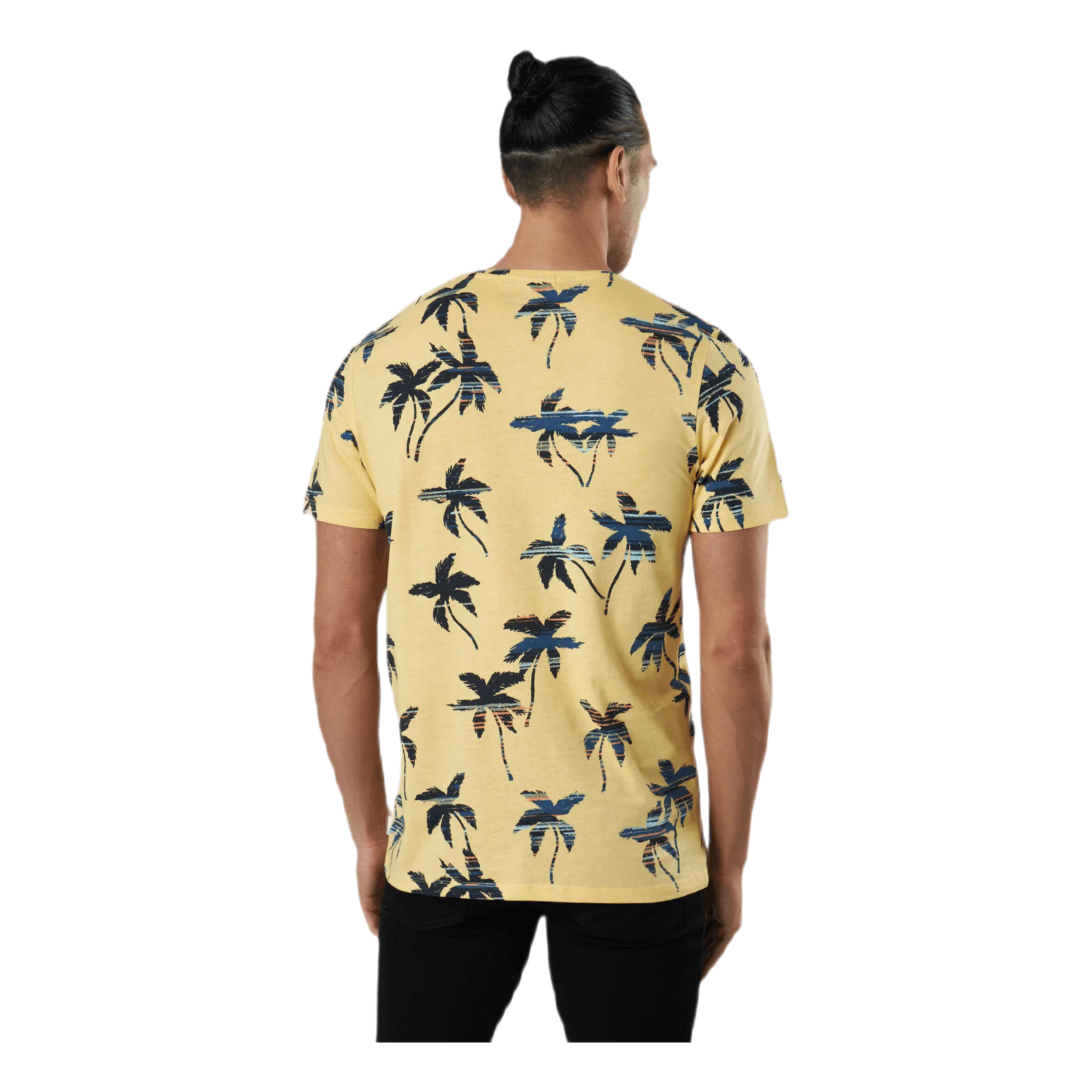 Jack & Jones Hazy Aop Tee Ss Crew Neck Sahara Sun
