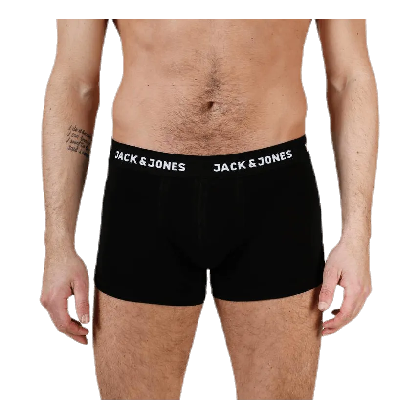 Jack & Jones Huey Trunks 5 Pack Black