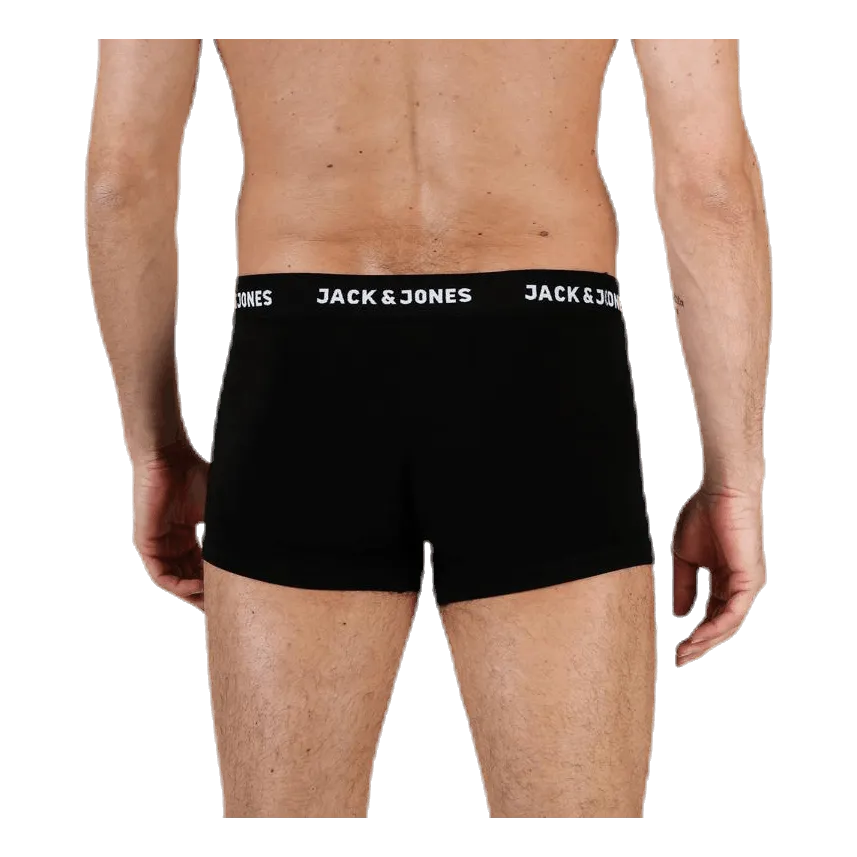 Jack & Jones Huey Trunks 5 Pack Black