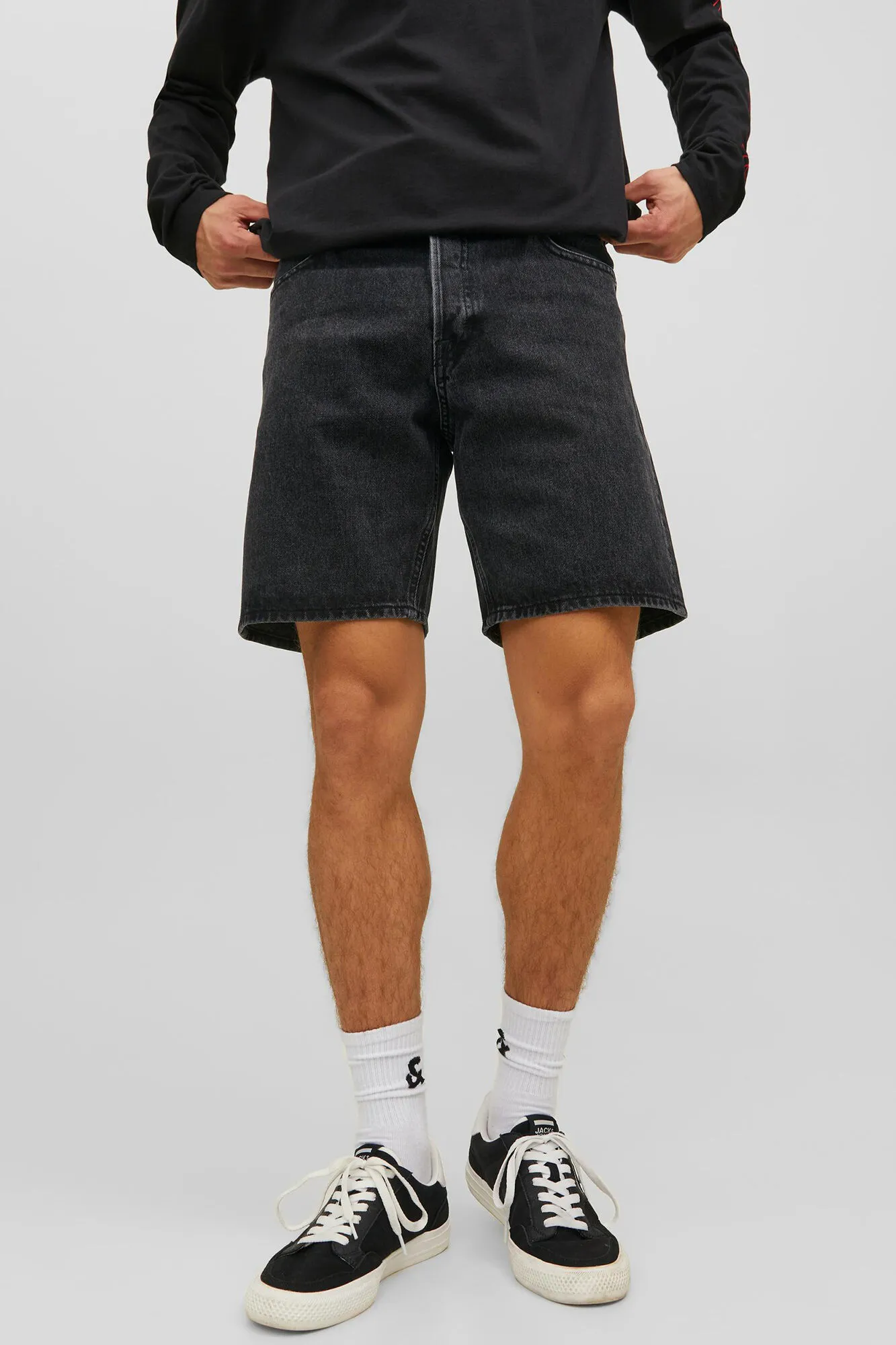 Jack & Jones Bermuda vaquera negro