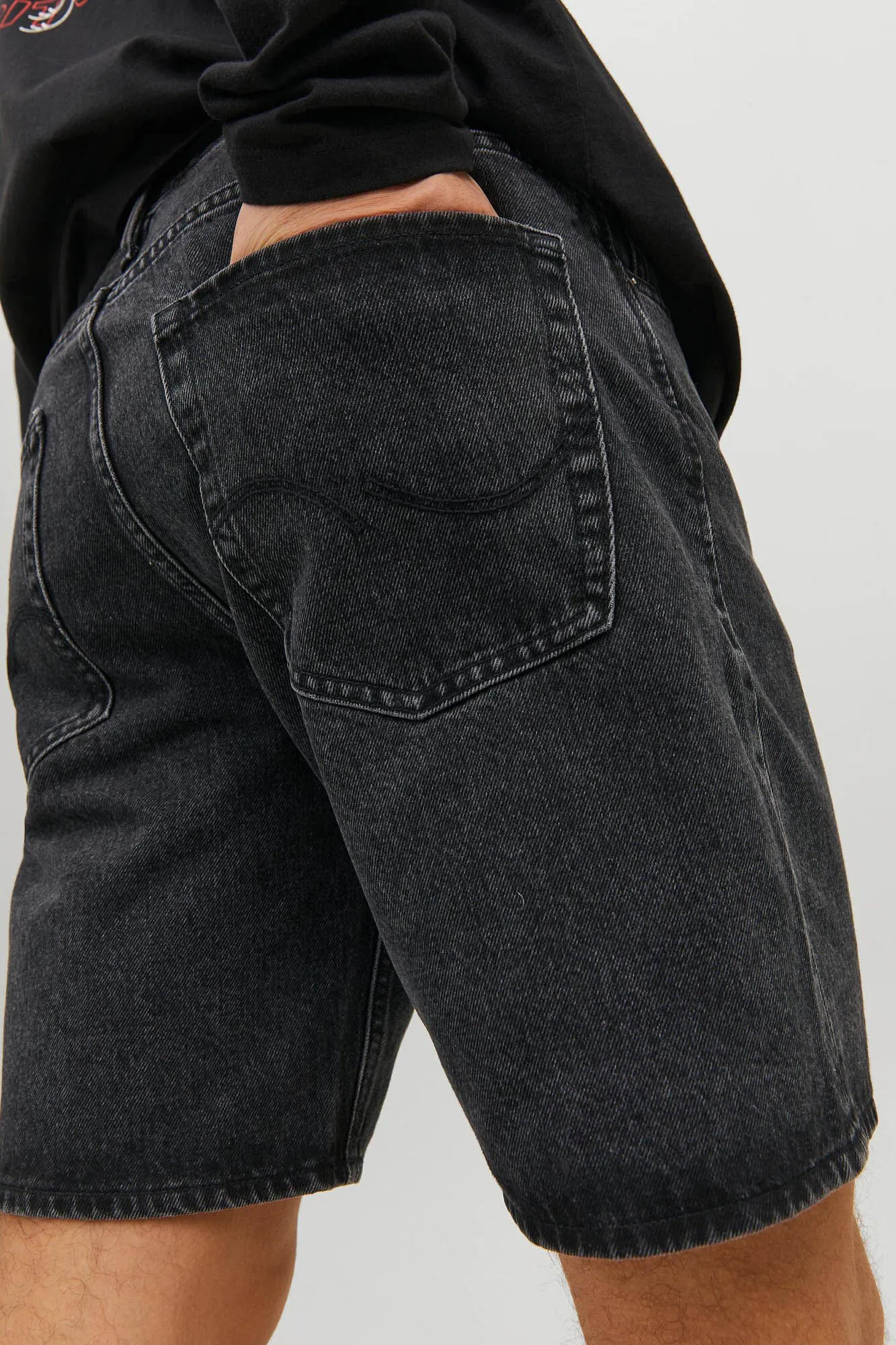 Jack & Jones Bermuda vaquera negro