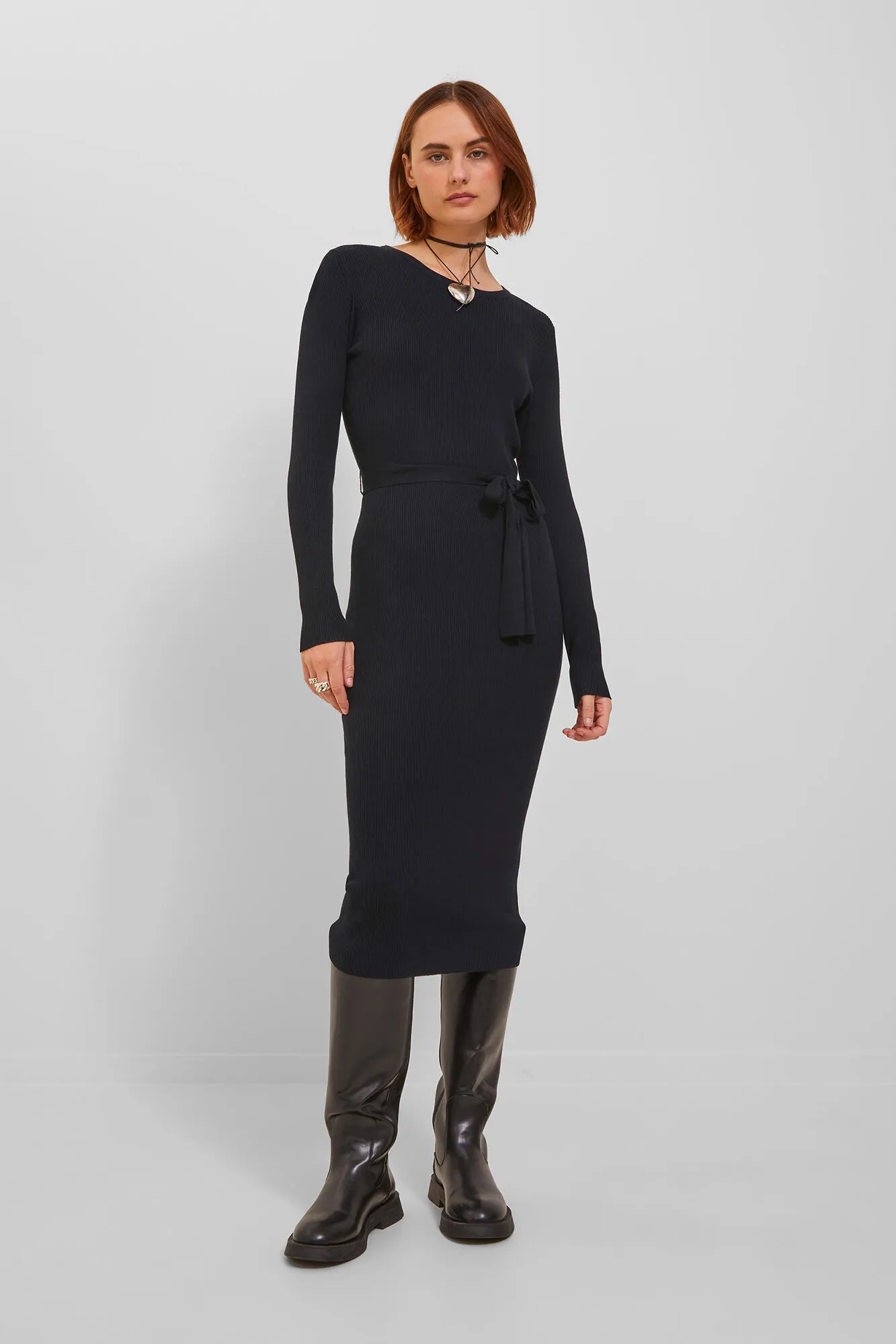 Jack & Jones Vestido midi de punto
