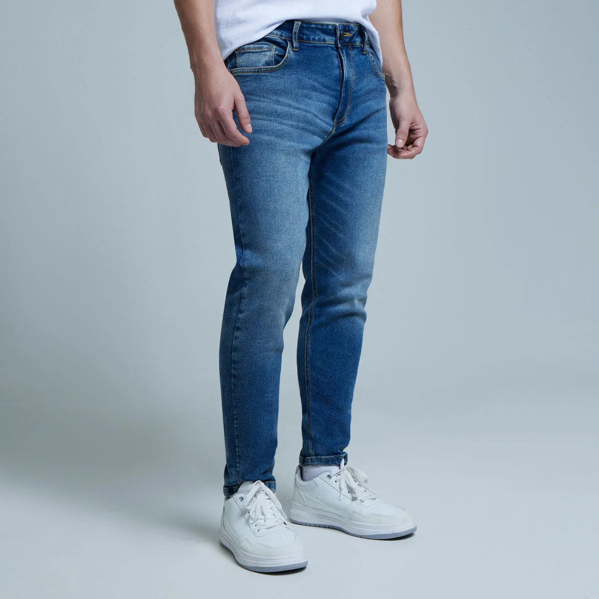 Jean Skinny Con Desgastes
