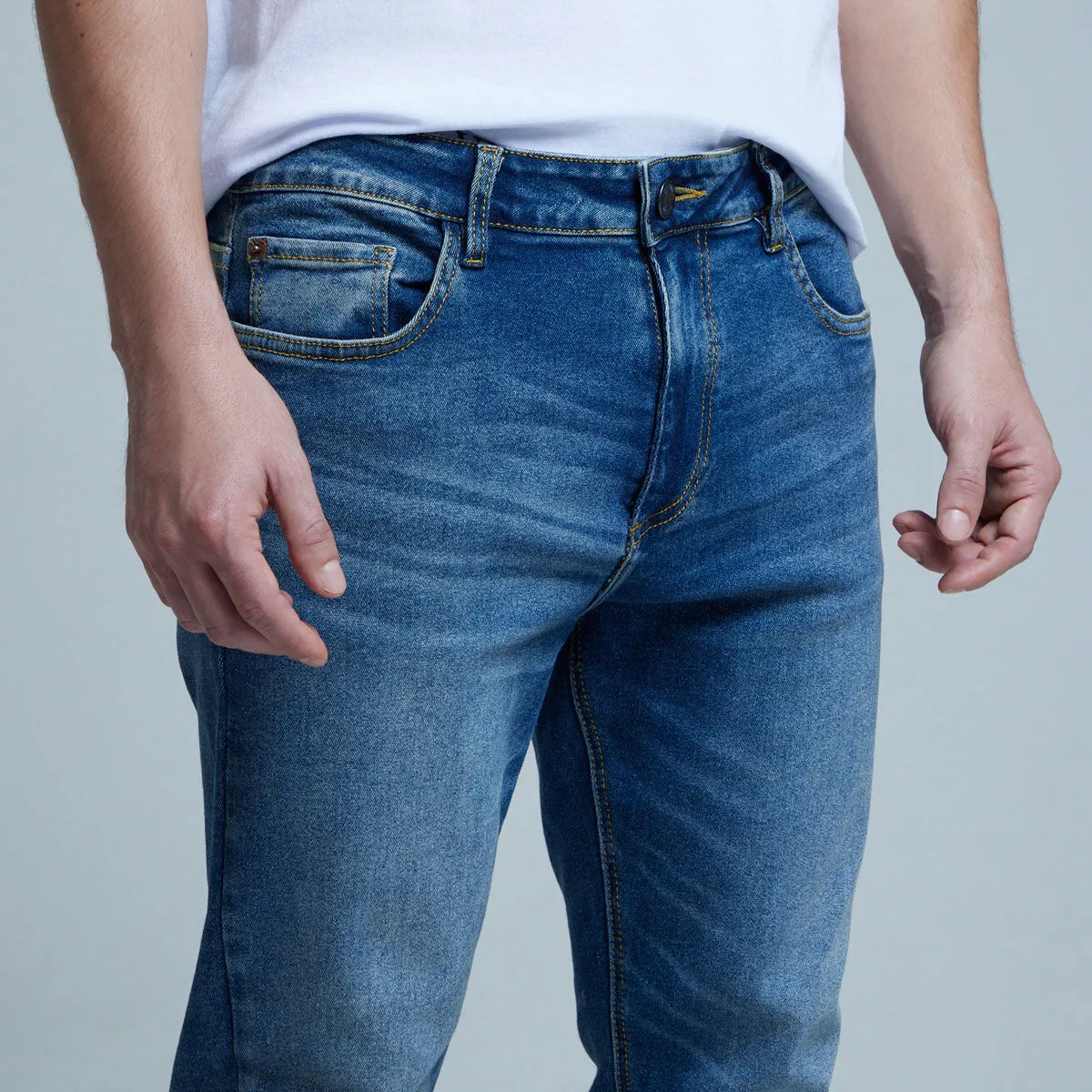 Jean Skinny Con Desgastes