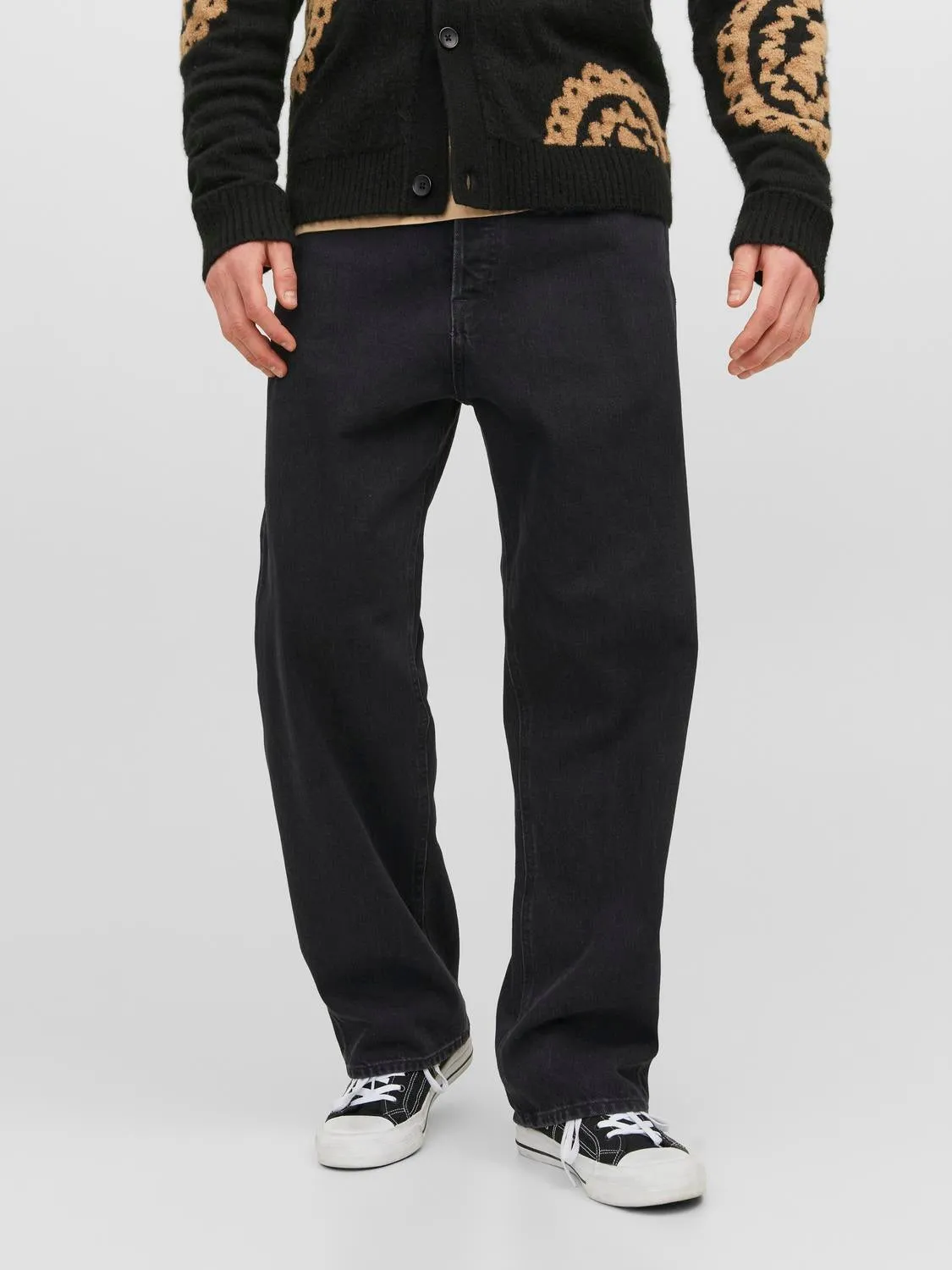 JJIALEX JJORIGINAL SBD 306 Vaqueros de corte baggy | Negro | Jack & Jones®