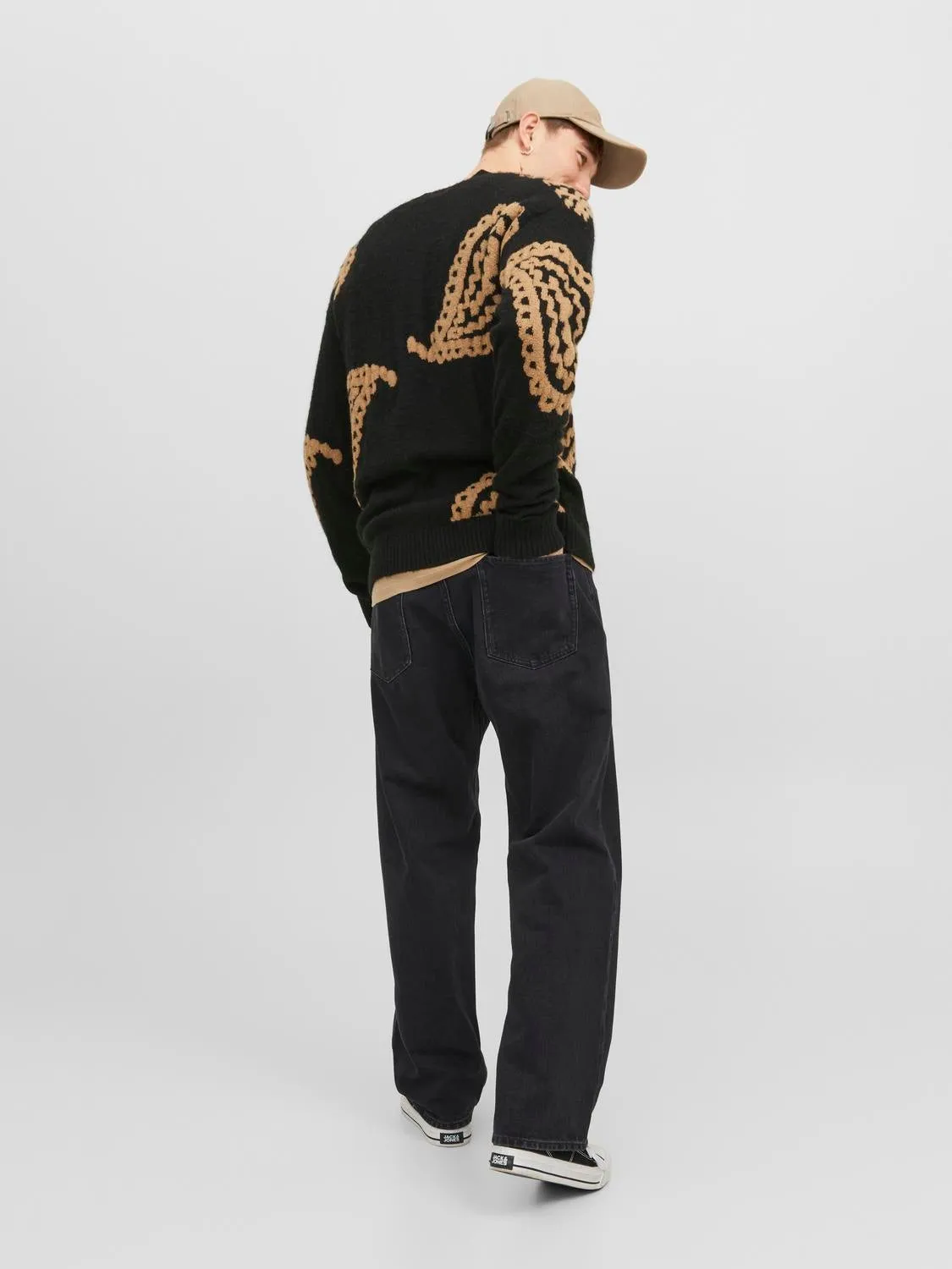 JJIALEX JJORIGINAL SBD 306 Vaqueros de corte baggy | Negro | Jack & Jones®