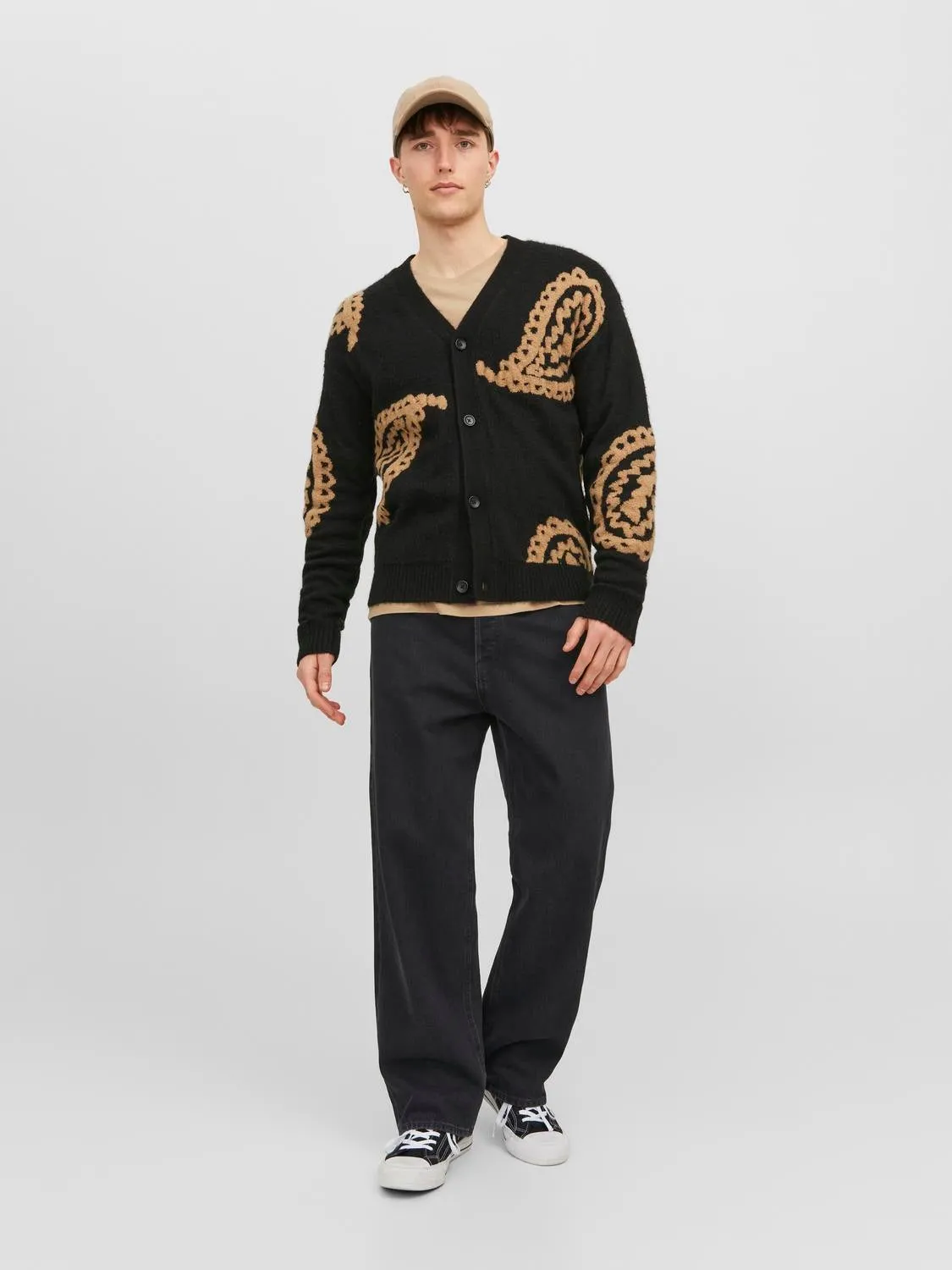 JJIALEX JJORIGINAL SBD 306 Vaqueros de corte baggy | Negro | Jack & Jones®