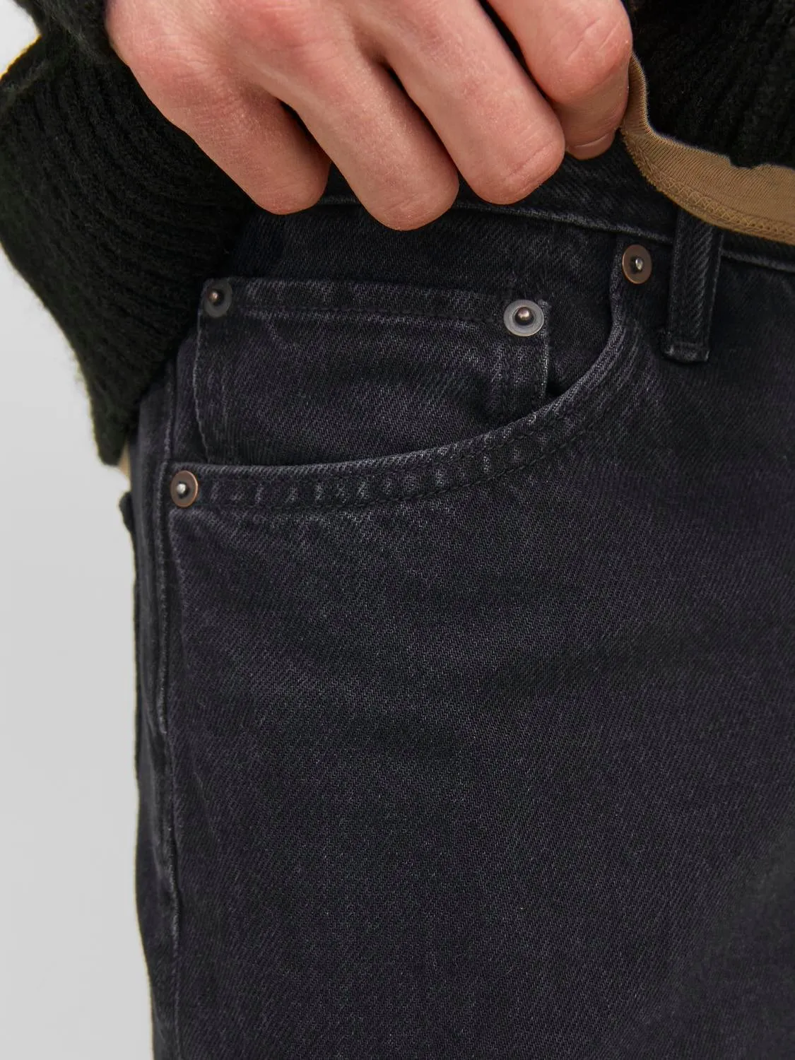 JJIALEX JJORIGINAL SBD 306 Vaqueros de corte baggy | Negro | Jack & Jones®