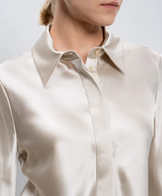 JOSEPH Beige silk blouse