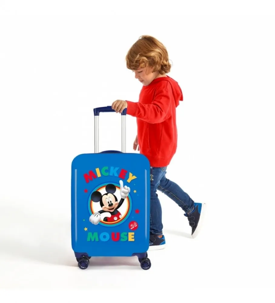 JOUMMA BAGS MALETA DE CABINA RÍGIDA CIRKLE MICKEY AZUL 38X55X20 CM