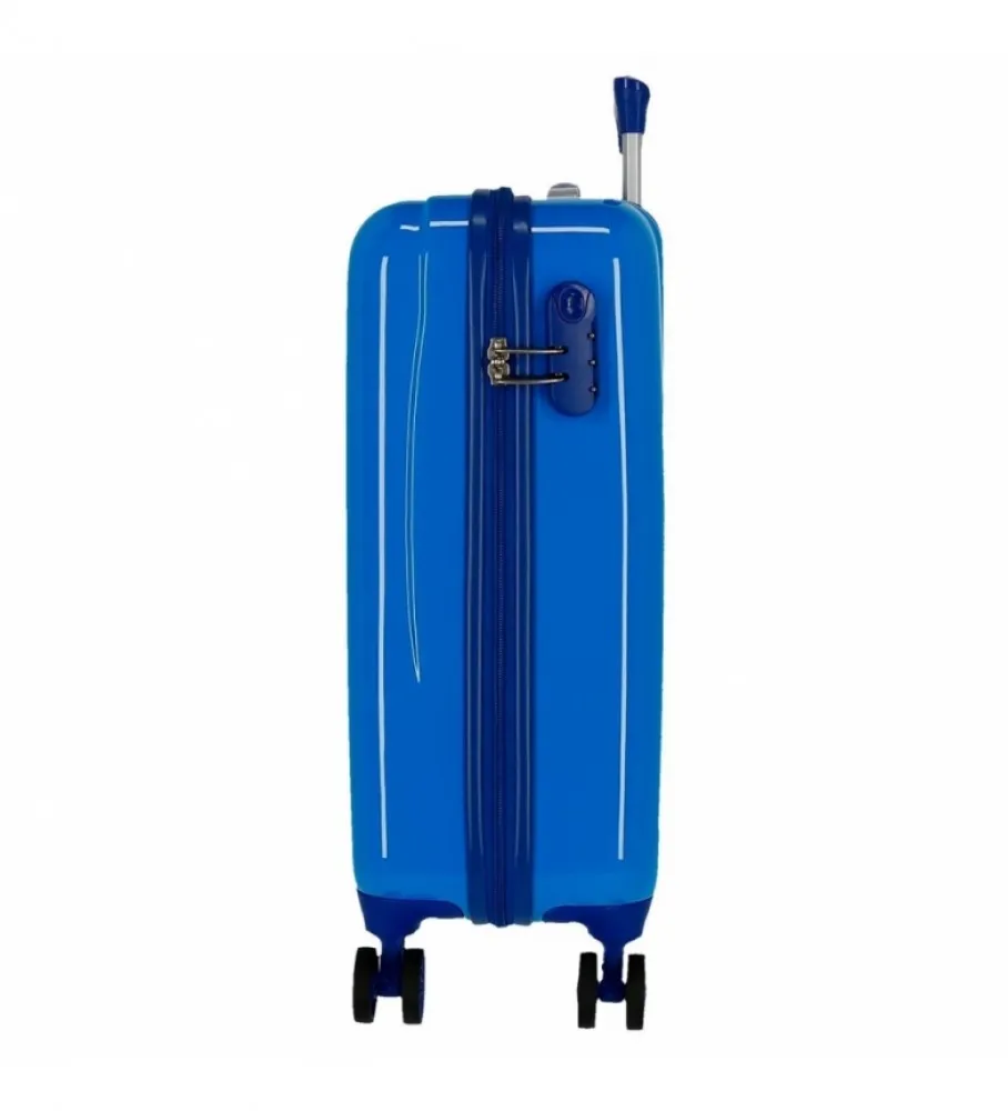 JOUMMA BAGS MALETA DE CABINA RÍGIDA CIRKLE MICKEY AZUL 38X55X20 CM