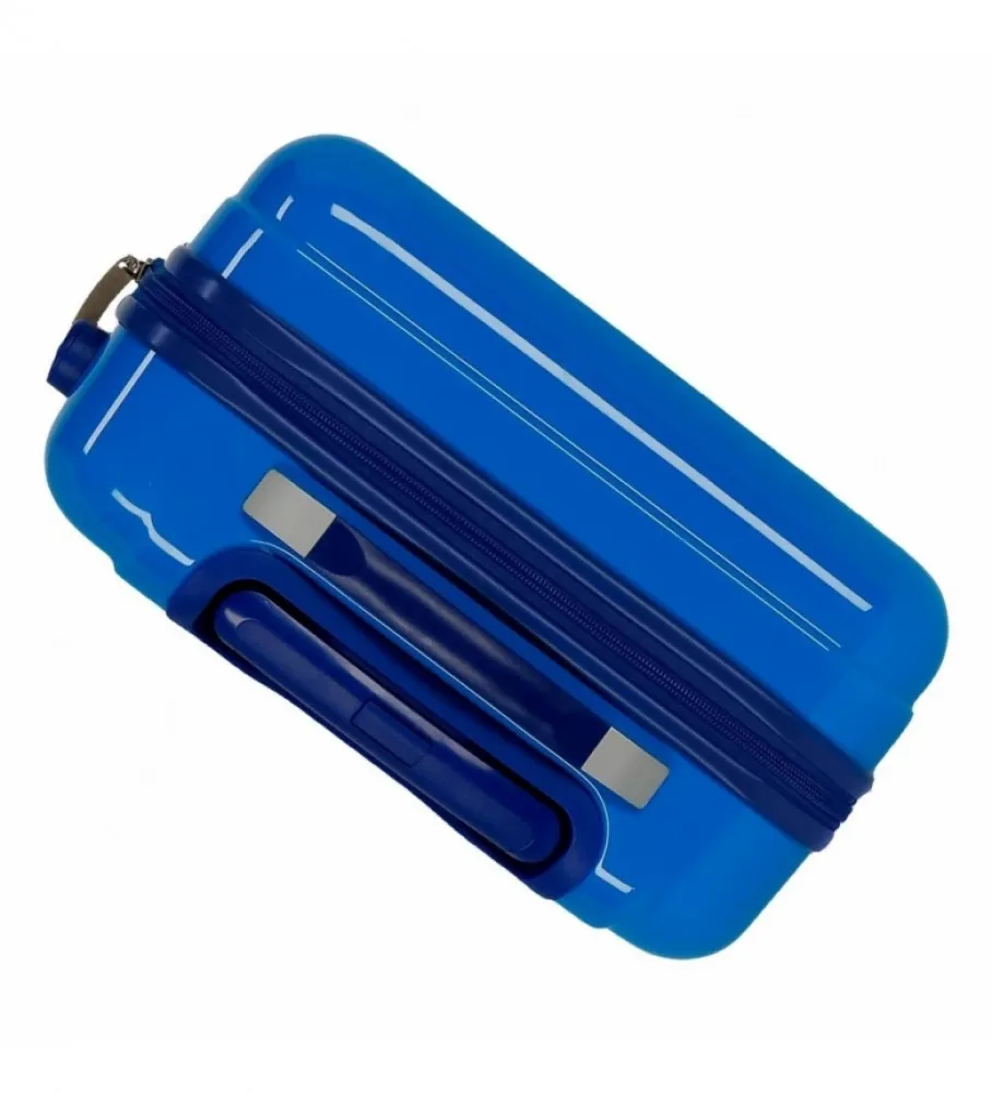 JOUMMA BAGS MALETA DE CABINA RÍGIDA CIRKLE MICKEY AZUL 38X55X20 CM