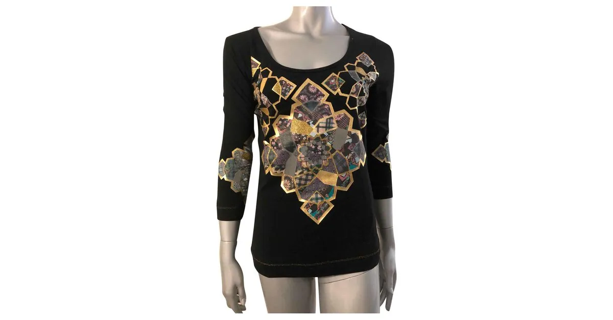 Just Cavalli Tops Negro 