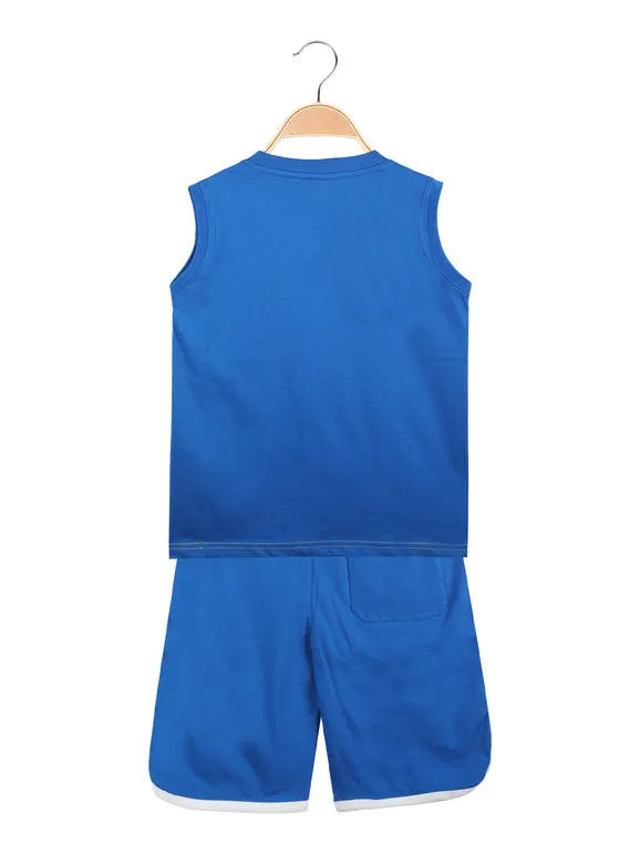 Kappa Traje corto sin mangas para niño con bermudas