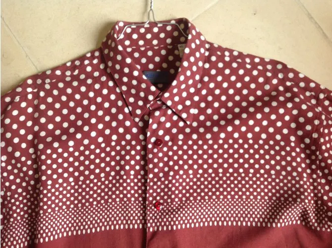 Kenzo Camisa Burdeos 